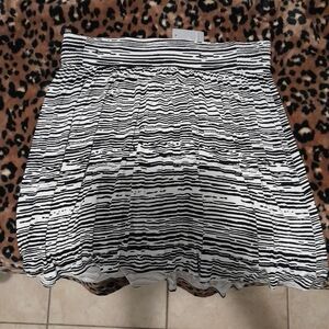Zebra print skirt